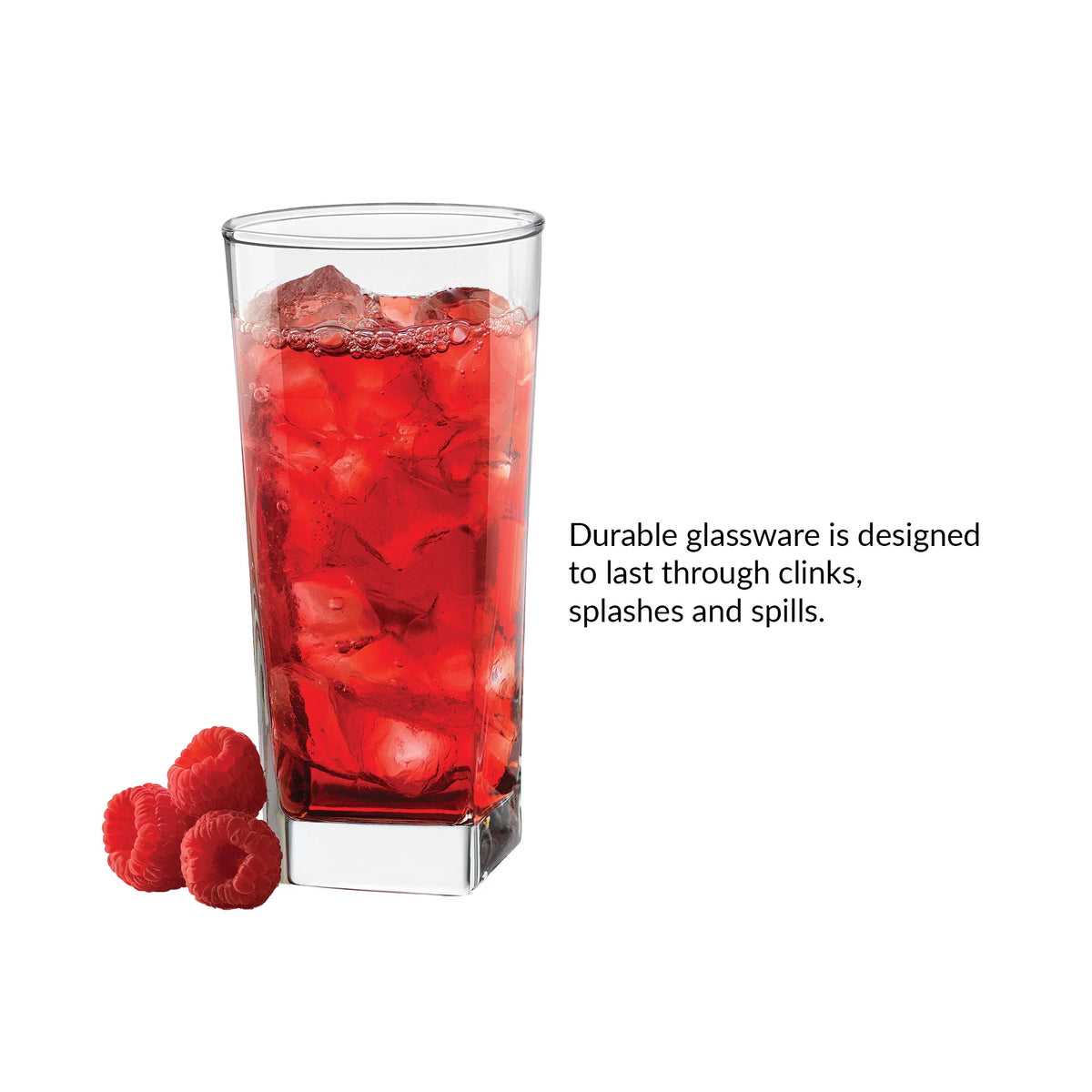 Drinking Glasses, 14.4 oz, Set of 8 N151