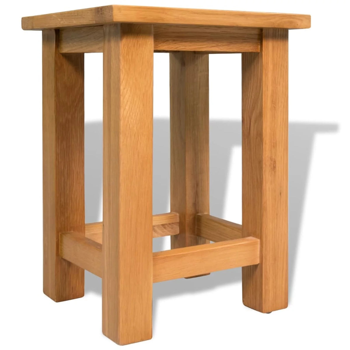 Solid Oak Wood End Tables 2 pcs A24059