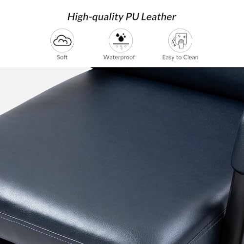 Faux Leather Office Chair with Wheels U93360