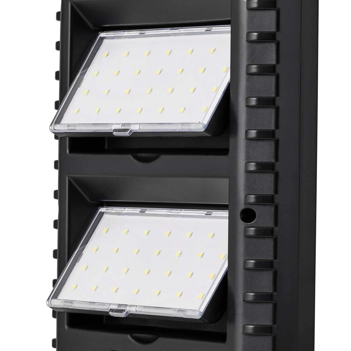 Solar Powered Motion Street and Area Light, Black, 120° Beam Angle J180