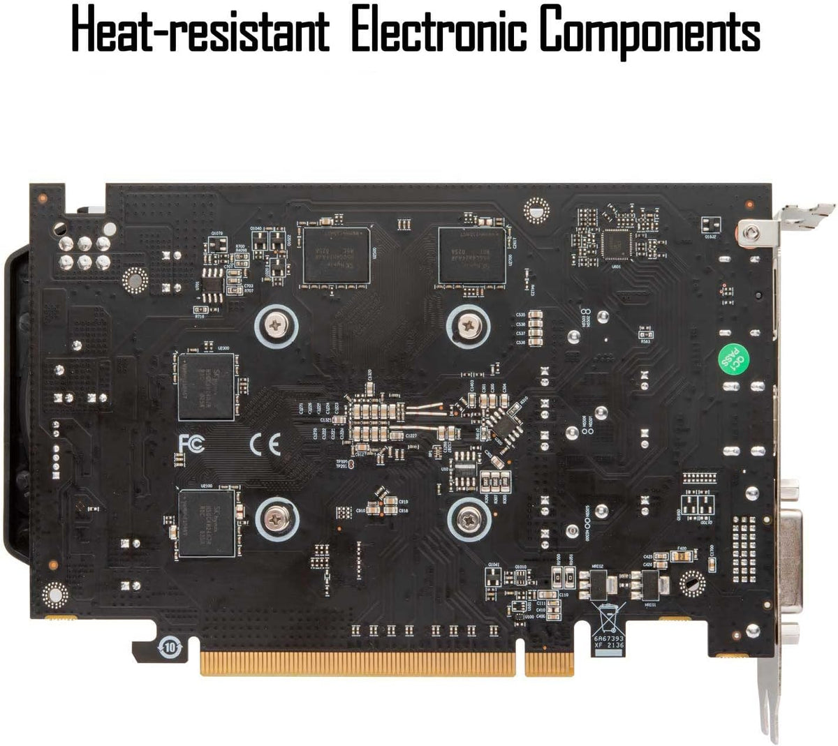4GB GDDR5 128 Bit Dual Fans PCI Express Graphics Card F964848