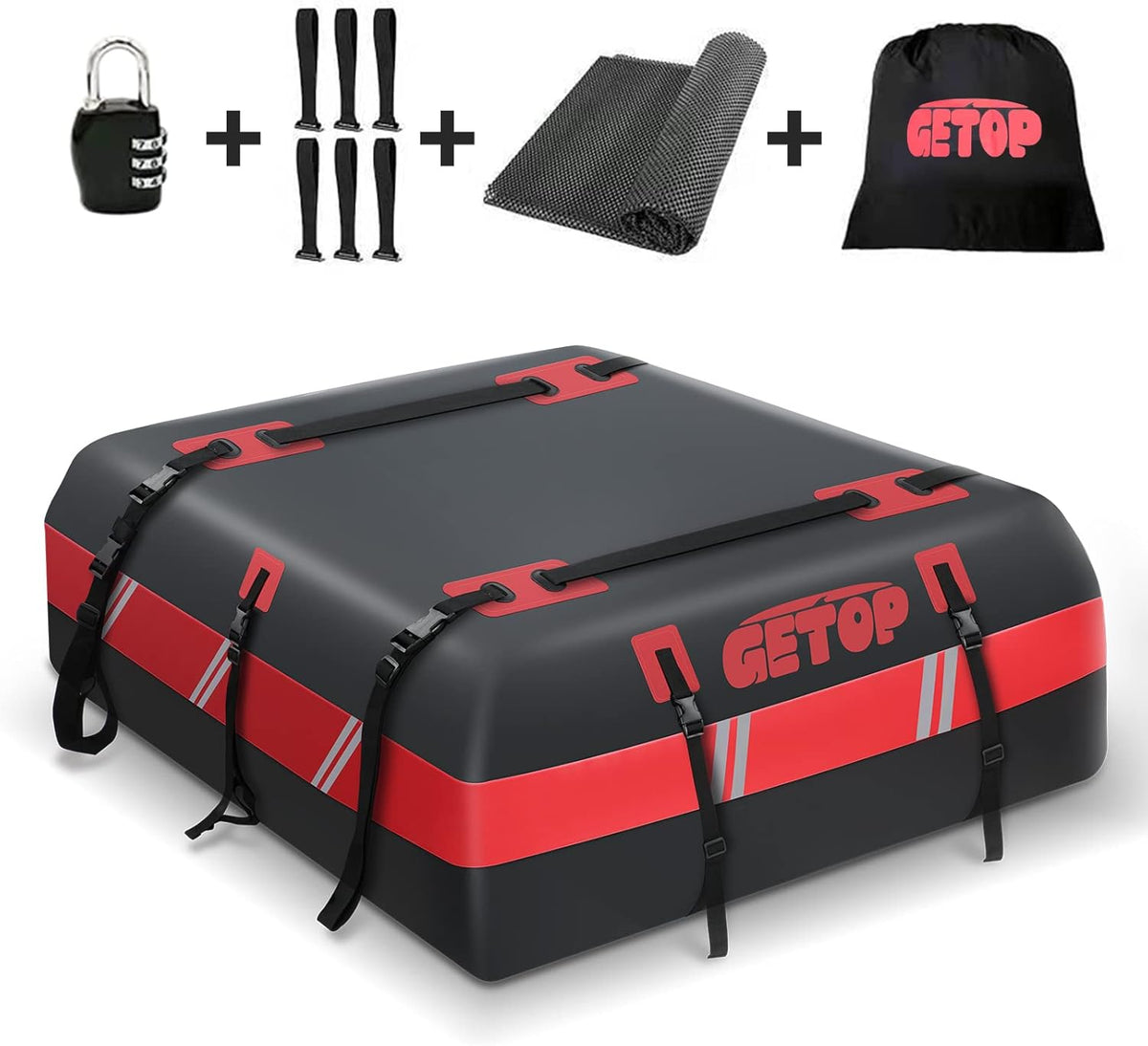 21 Cubic Feet Waterproof Rooftop Cargo Carrier Bag D699