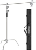 10 Feet C-Stand Light Stand with Extension Boom Arm and Carry Bag F365