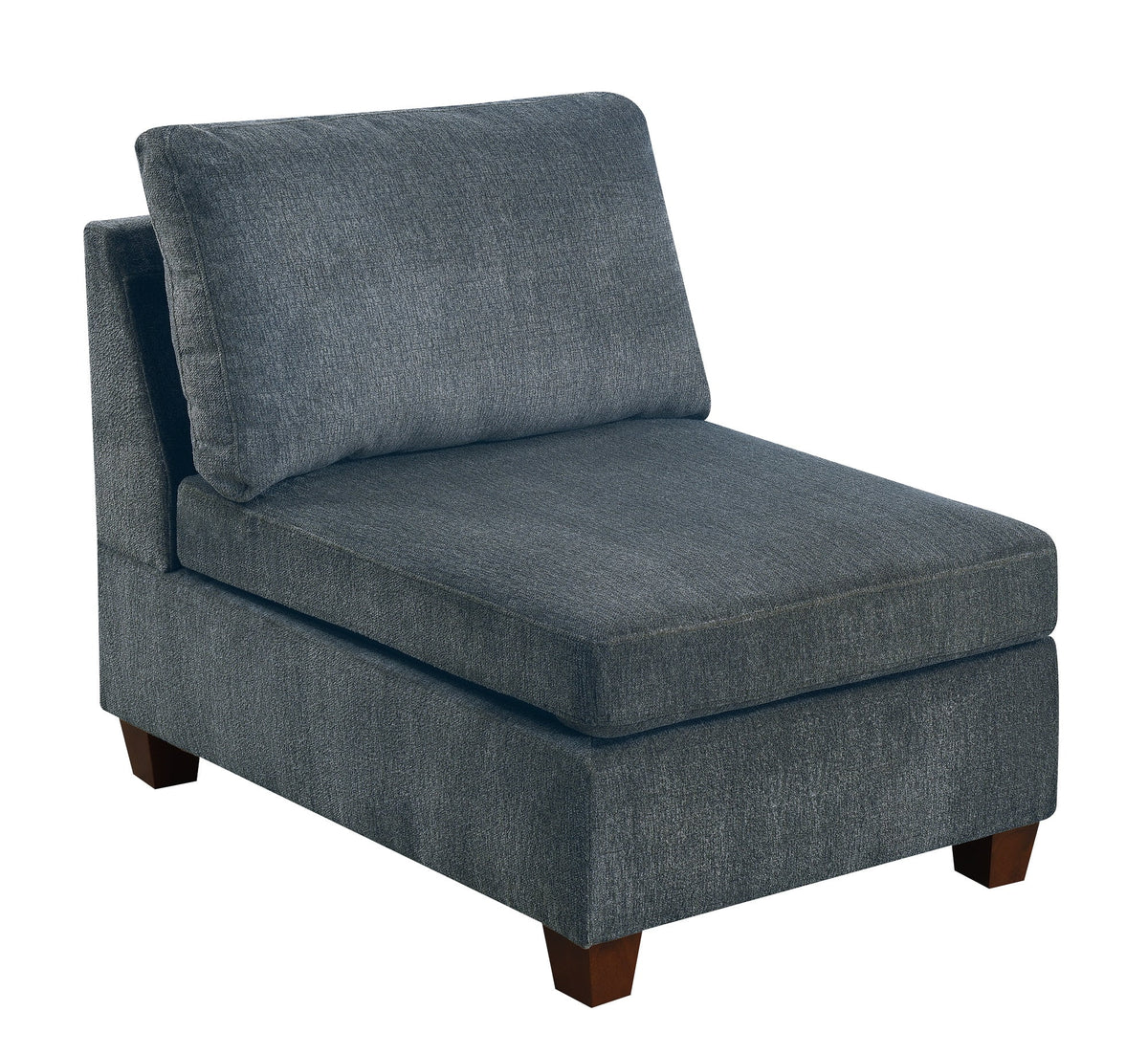 Grey Chenille 6pc Modular Sofa Set H4334