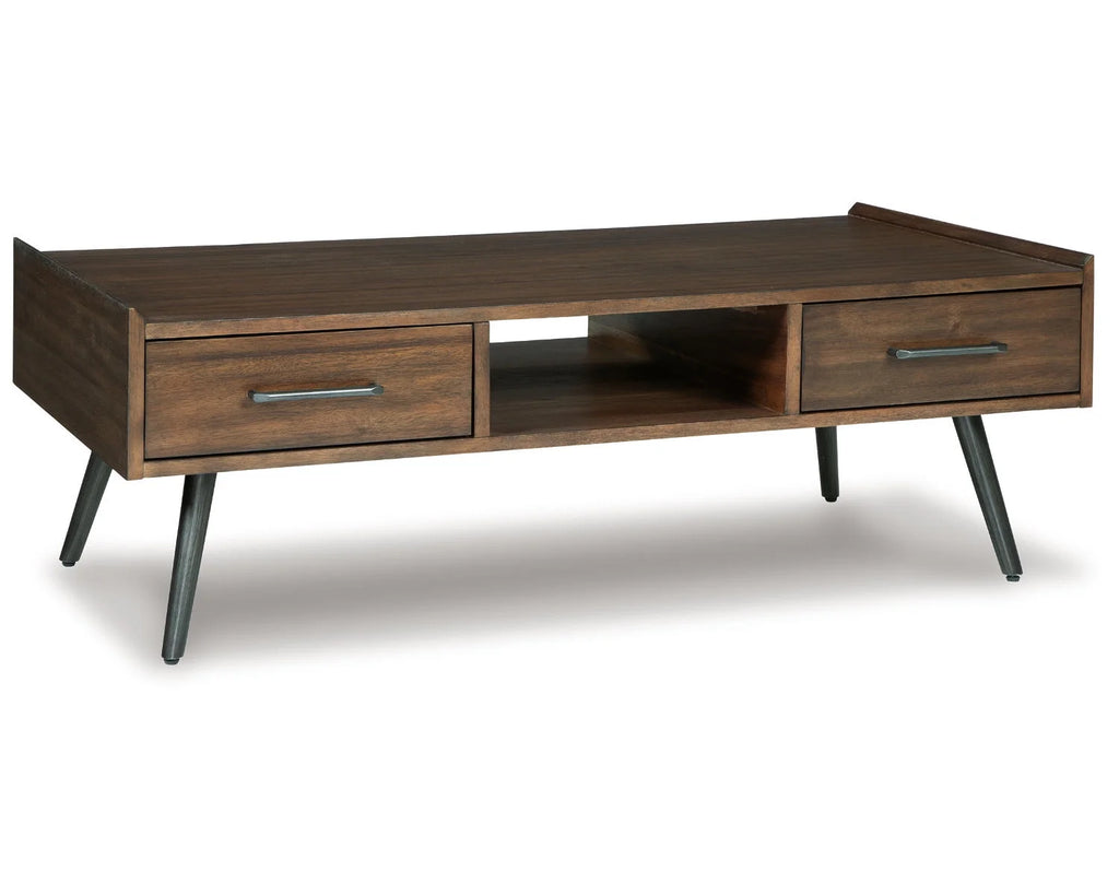 2 Drawer Brown Coffee Table R899644