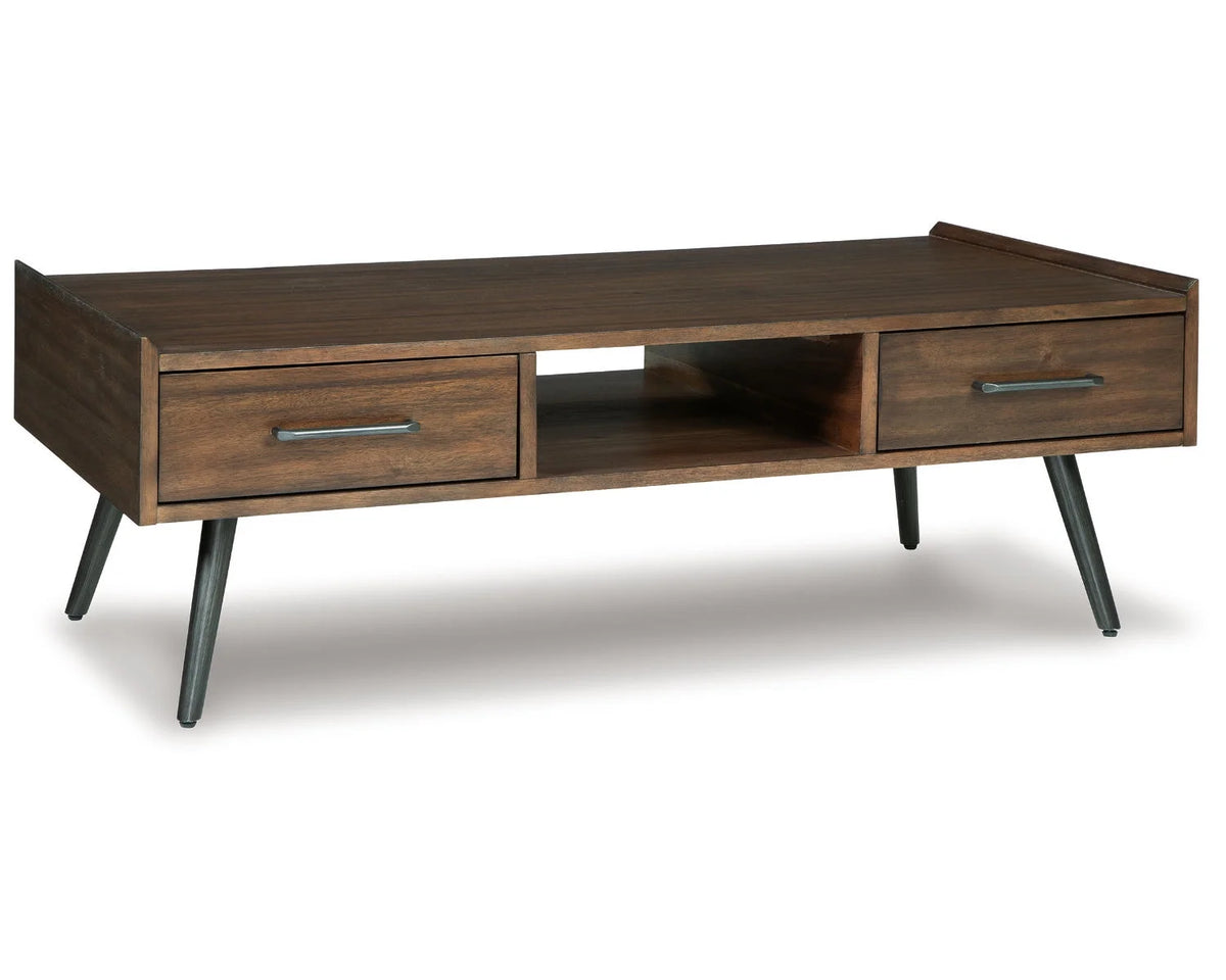 2 Drawer Brown Coffee Table R899644