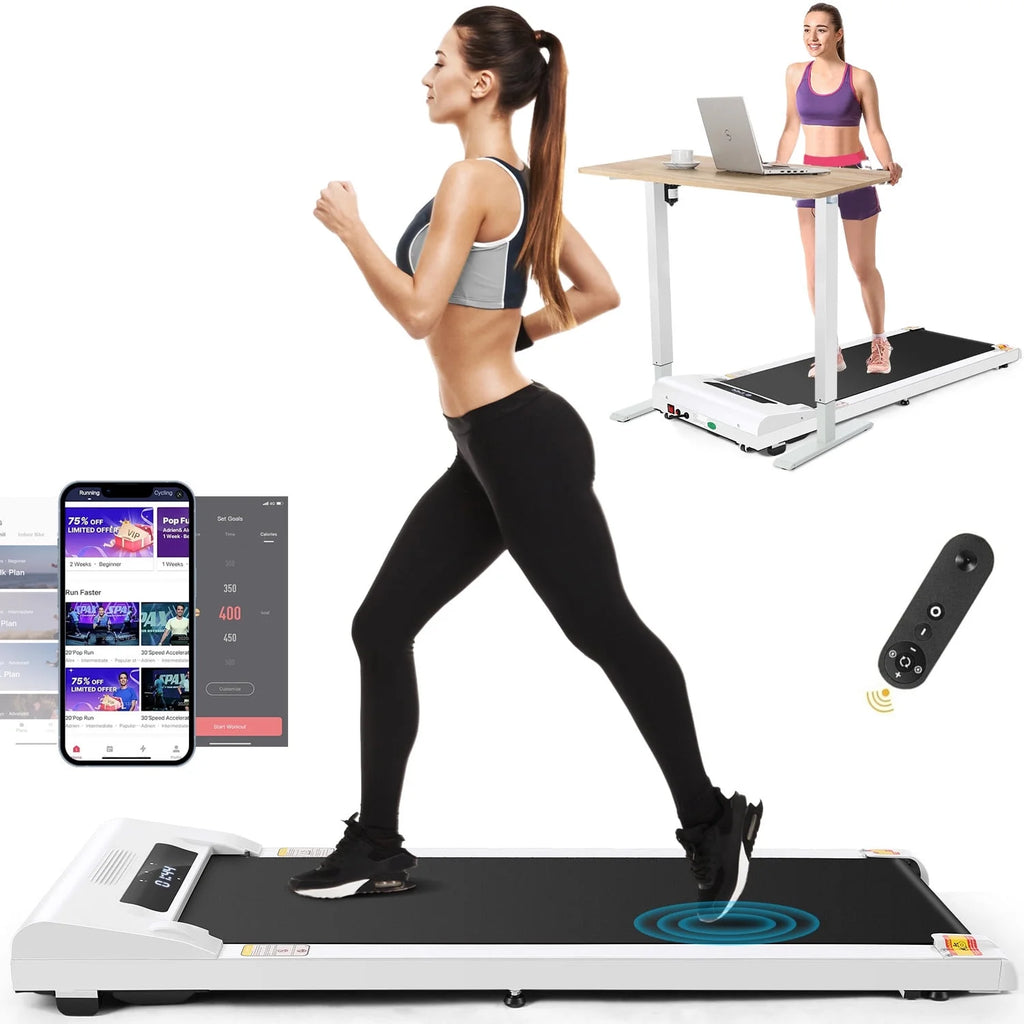 Pink Walking Pad Under Desk Treadmill X91298