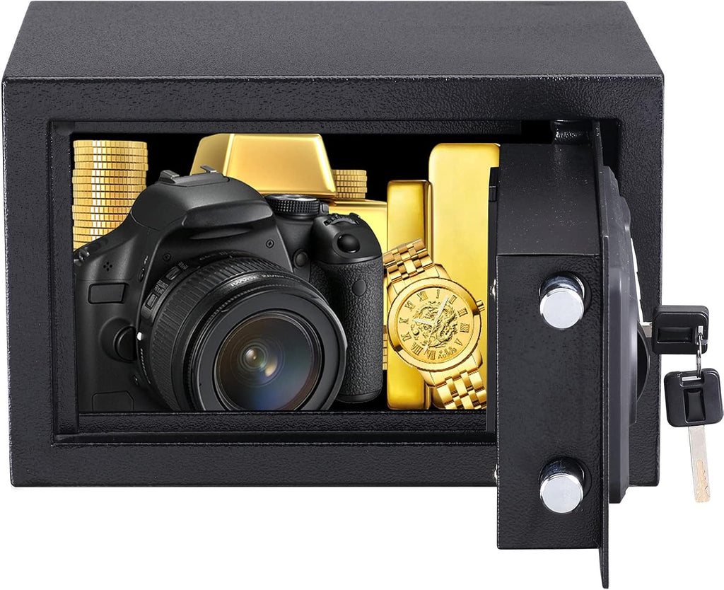 Black Solid Alloy Steel Electronic Security Safe Box F96106
