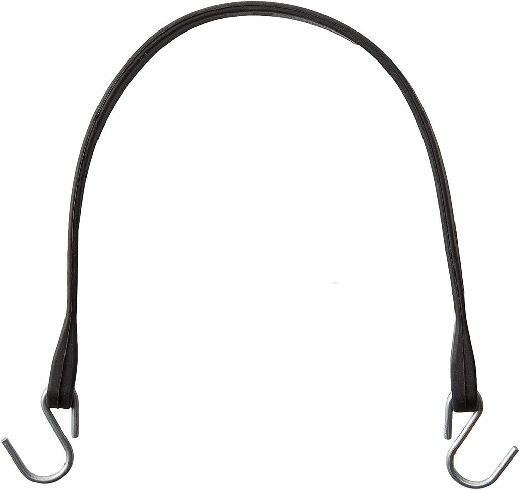 Pack of 50 41 inch Rubber Bungee Cords with Metal S Hooks L8720