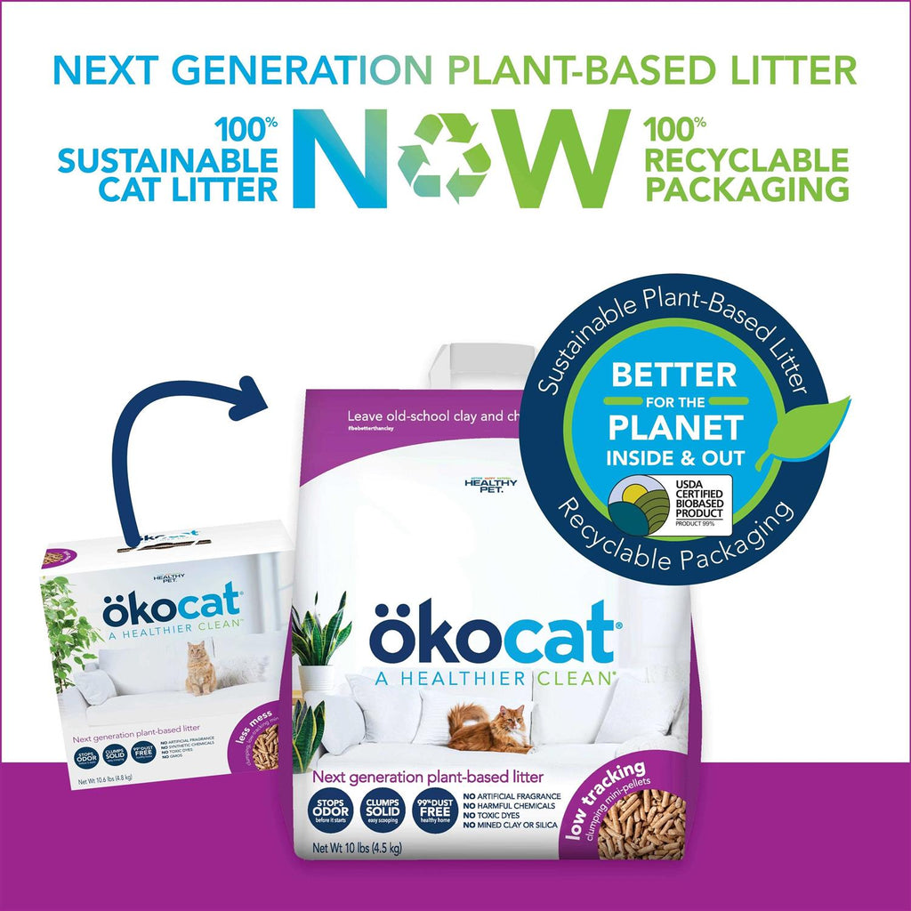 Low Tracking Clumping Mini Pellets Wood Cat Litter M554