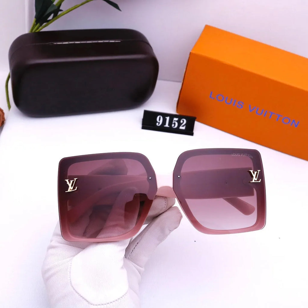 Printed Round Letter Polarized Sunglasses C3722