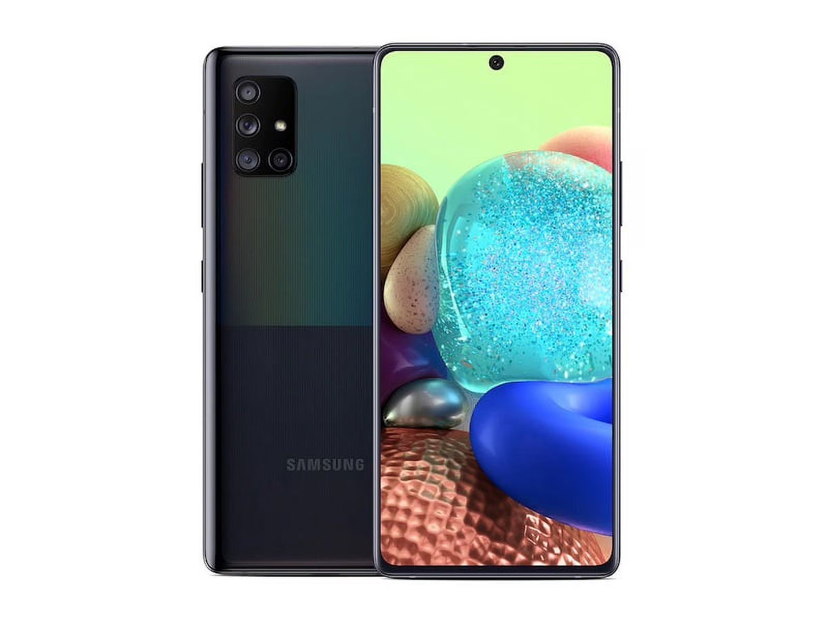Refurbished Samsung Galaxy A71 5G 6.7" 128GB 8GB RAM Prism Cube Black Smartphone P4410