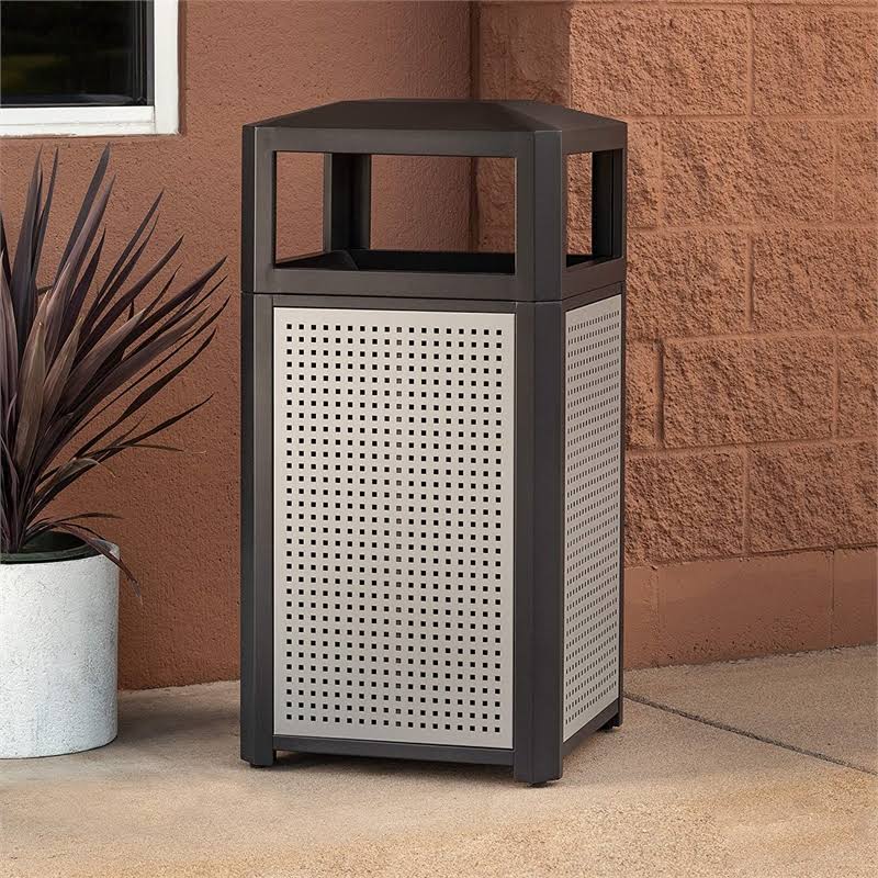 38 Gallon Steel Waste Container U436