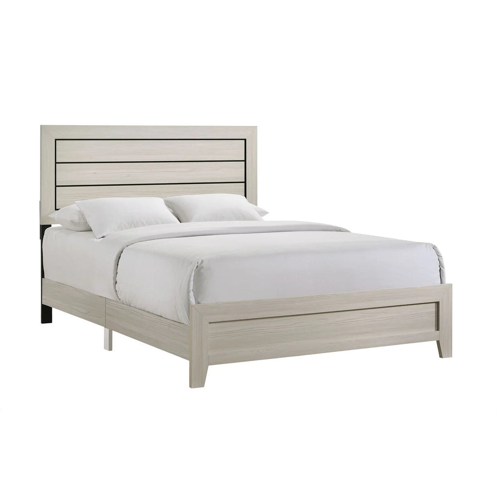 Gray Queen 3PC Panel Bedroom Set R962