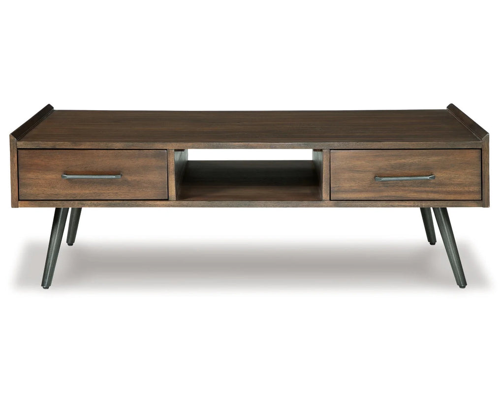2 Drawer Brown Coffee Table R899644