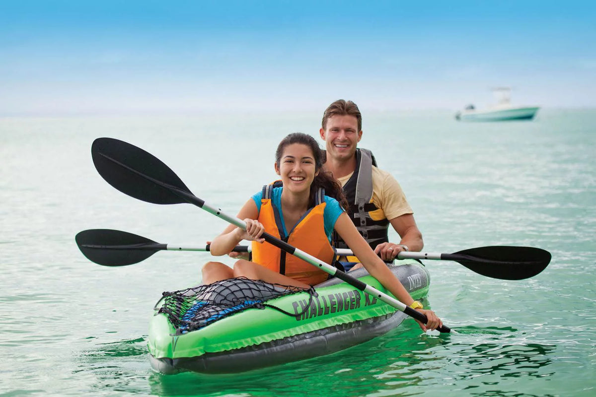 2-Person Inflatable Kayak with Oars and Pump K566206