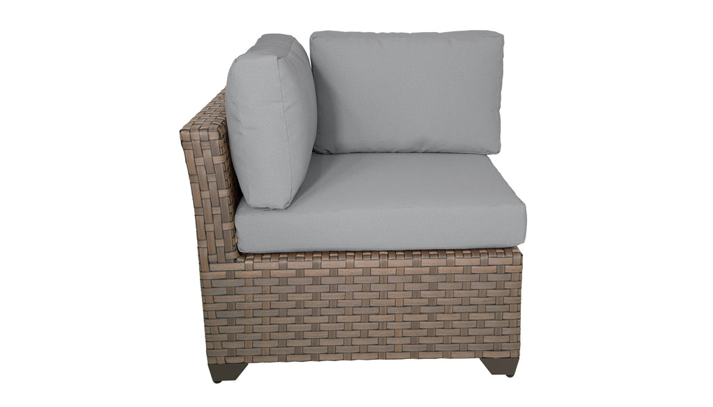 5 Piece Wicker Patio Conversation Set with Club Chair and Cushion Covers E14095