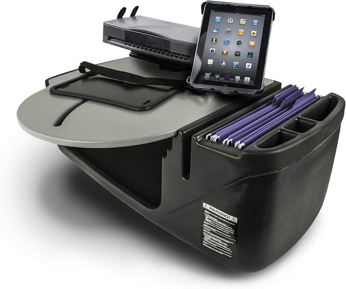 Car Desk with Power Inverter, Phone Mount and Printer Stand D35584