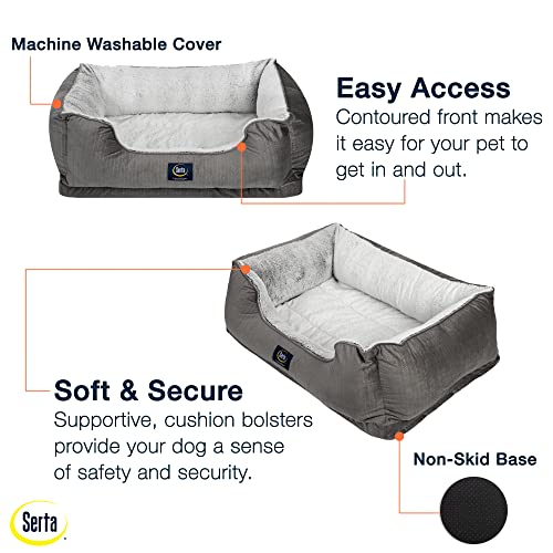 Slate Gray X-Large Orthopedic Dog Bed E890
