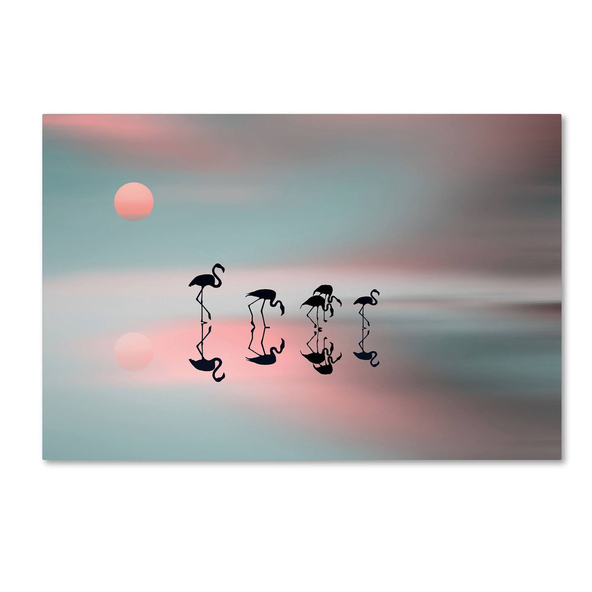 Flamingos Canvas Art N5745