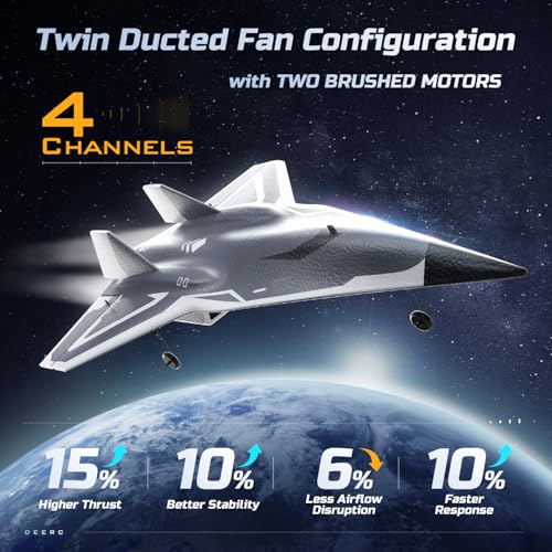4 Channels Remote Control RC Plane with 3 Flight Modes L40258