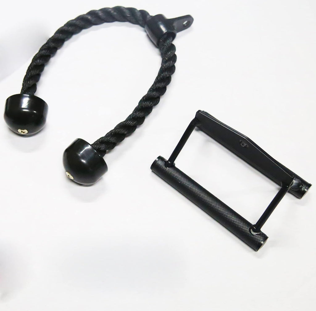 Tricep Press Down Cable Attachment with Rotating Bar V2450