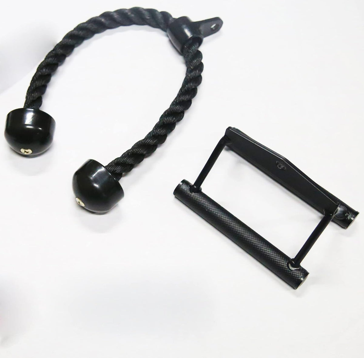 Tricep Press Down Cable Attachment with Rotating Bar V2450