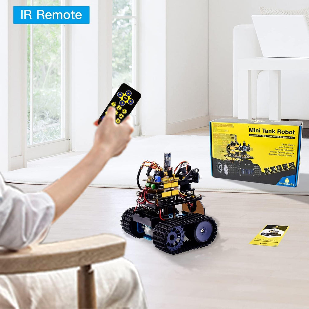 Mini Tank Robot Smart Car Kit with IR and App Control O464014