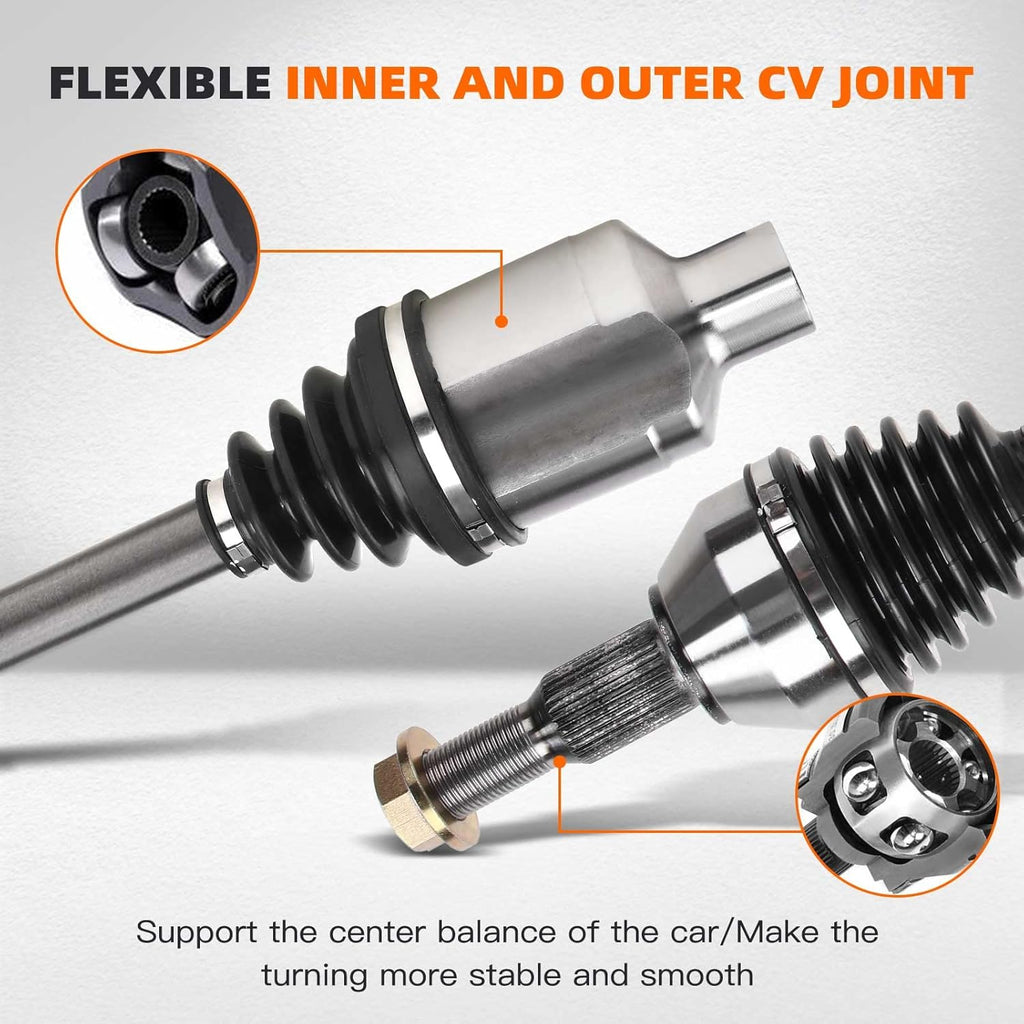 CV Axle Shaft Front Passenger Side Pack of 2 N6650