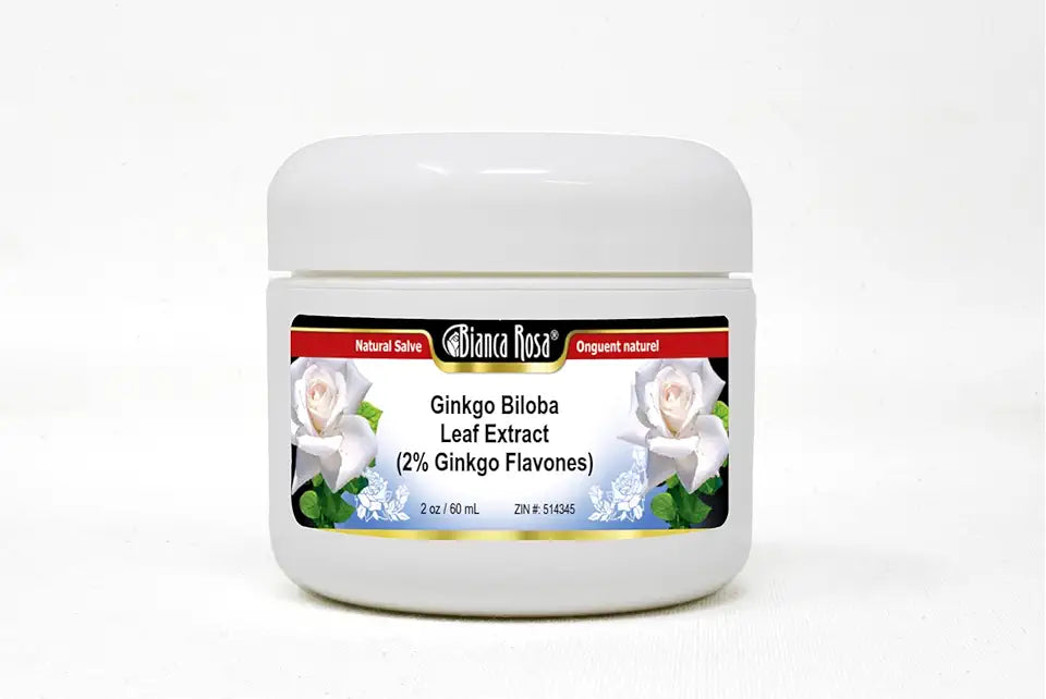 Ginkgo Biloba Leaf Extract 2 oz Salve Ointment 3 Pack N7802