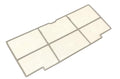 Air Conditioner Front Air Filter H2795