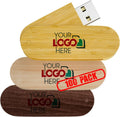 128MB Wooden USB 2.0 Flash Drive 100 Pack S1704