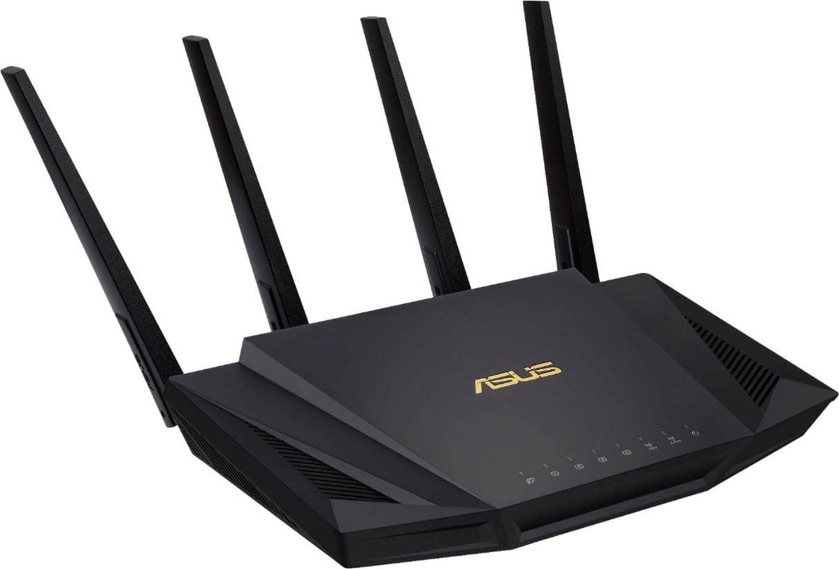 AX3000 Dual-Band WiFi 6 Wireless Router - Black N216