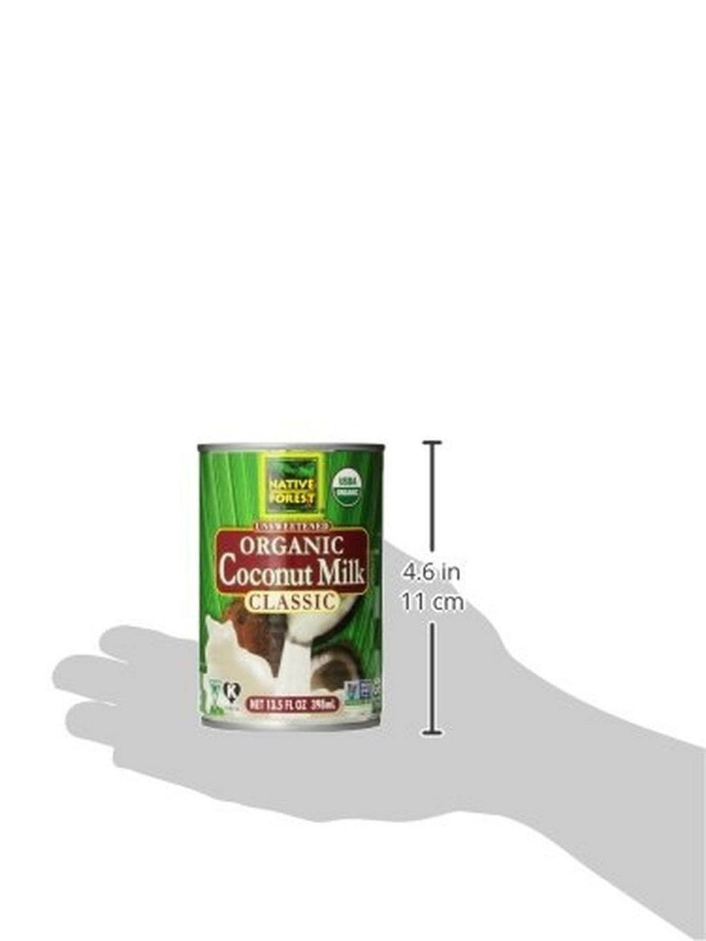 Organic Classic Coconut Milk 13.5 oz Cans (Count of 12) B19213