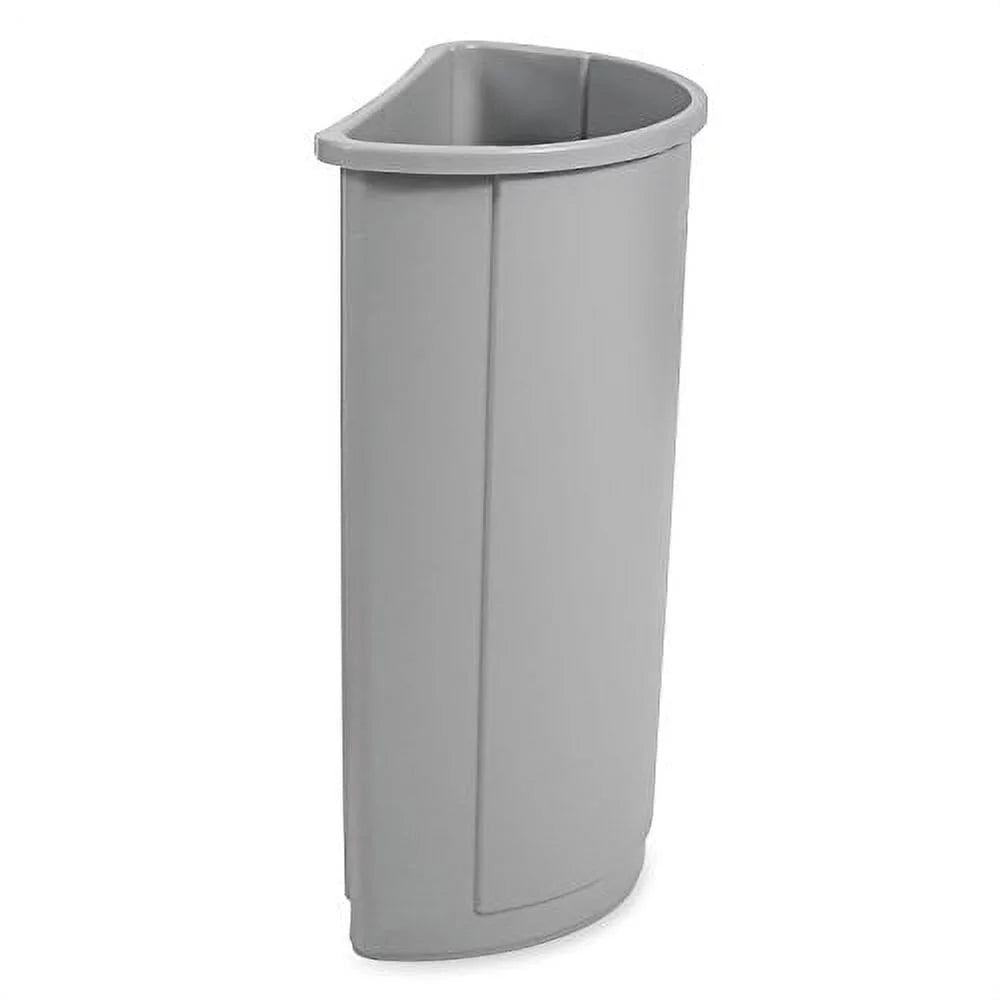 Half-Round Plastic Waste Container M53638