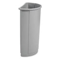 Half-Round Plastic Waste Container M53638