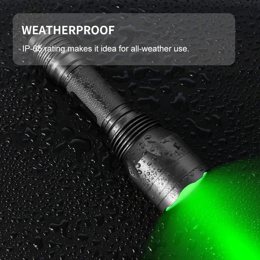 Red and Green LED Hunting Flashlight with Pressure Switch I5756