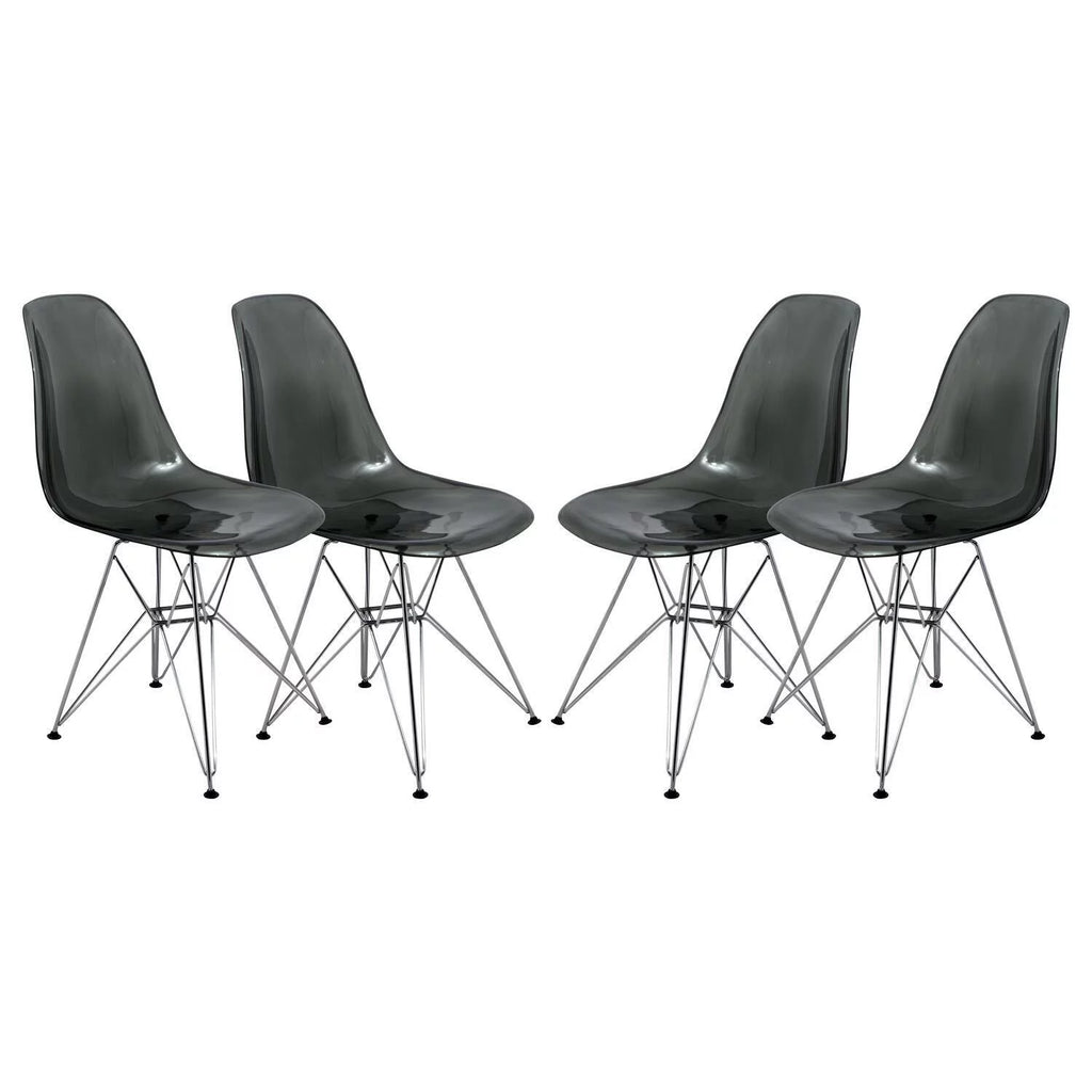 Molded Eiffel Side Chair Set of 4 L19313