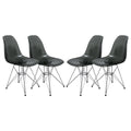 Molded Eiffel Side Chair Set of 4 L19313