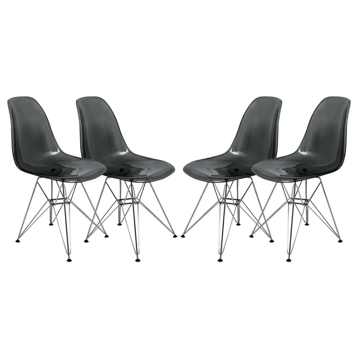 Molded Eiffel Side Chair Set of 4 L19313