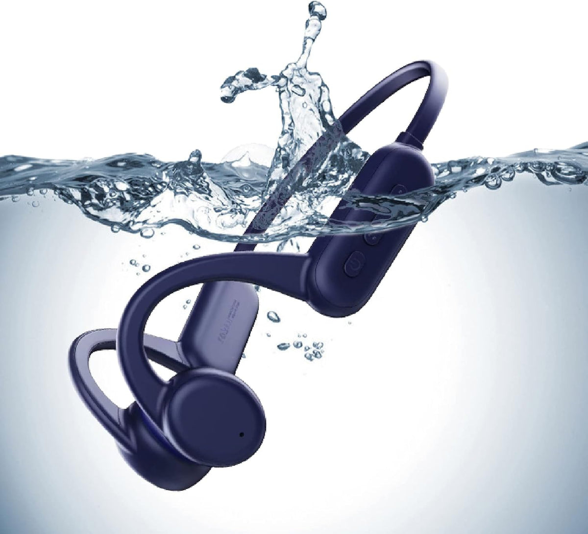 IPX8 Waterproof Bluetooth Open Ear Headphones with Microphones, 8G Memory D333995