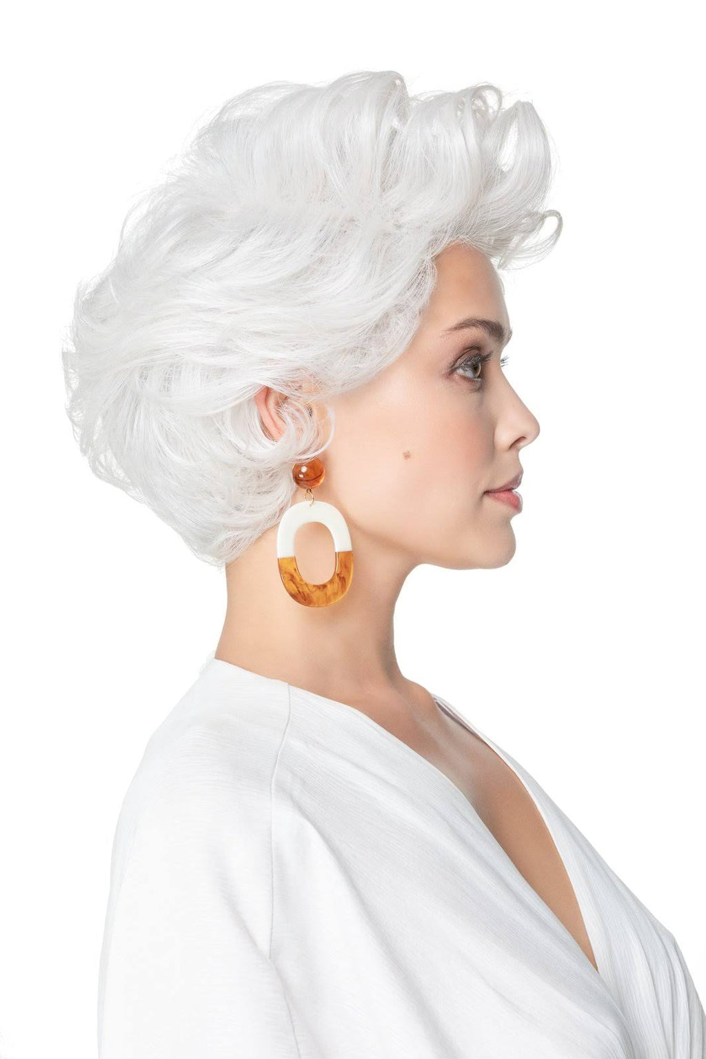 1B/BURG Synthetic Lace Front Wig D4677