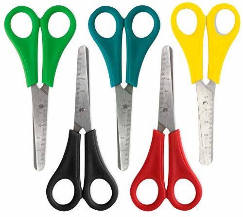 5 inch Blunt Tip Kids Safety Scissors, Bulk Pack O577763