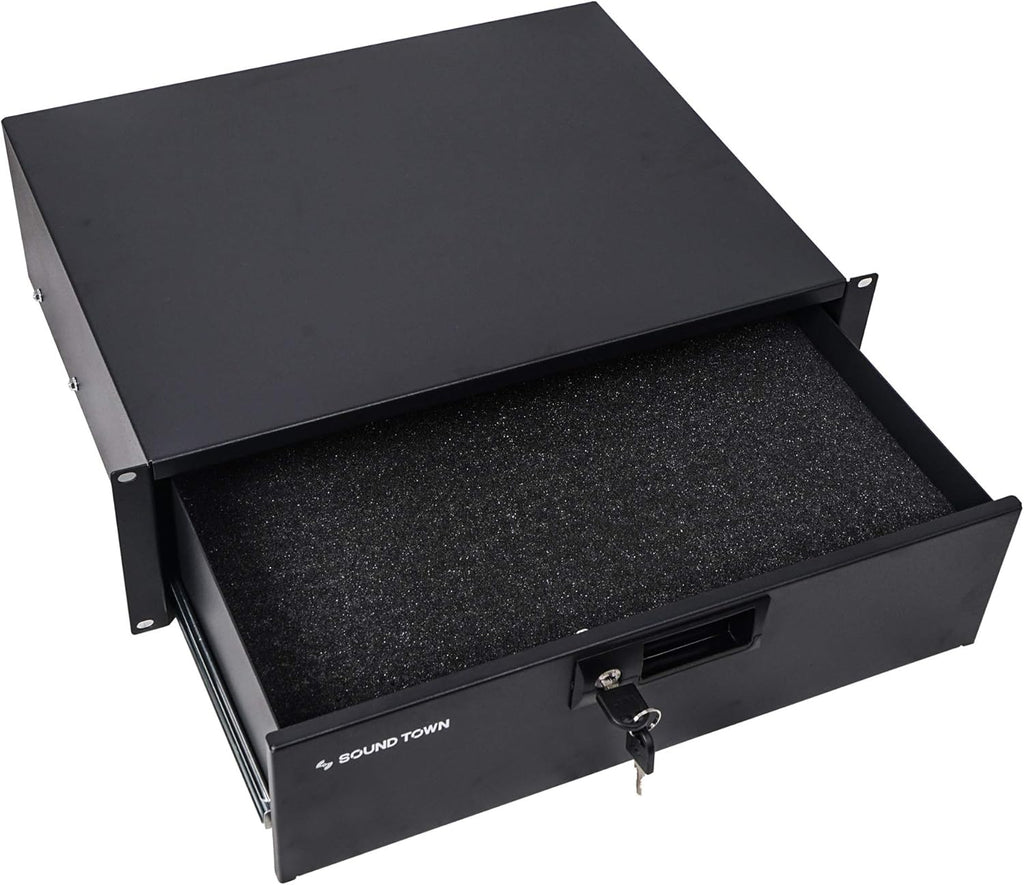 19-inch 3U Locking Rack Drawer with Protection Foam H231252