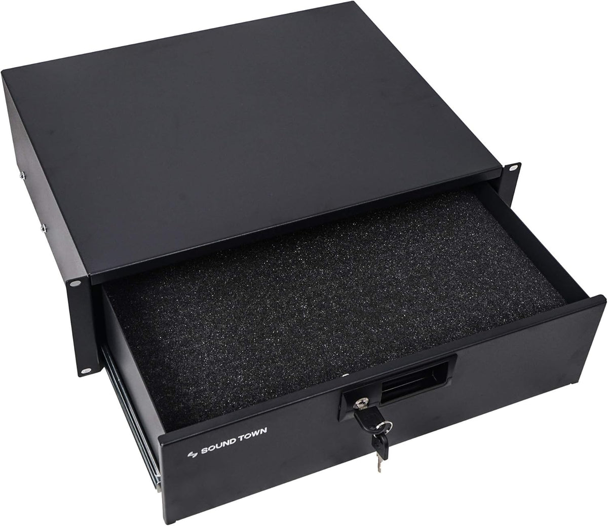 19-inch 3U Locking Rack Drawer with Protection Foam H231252
