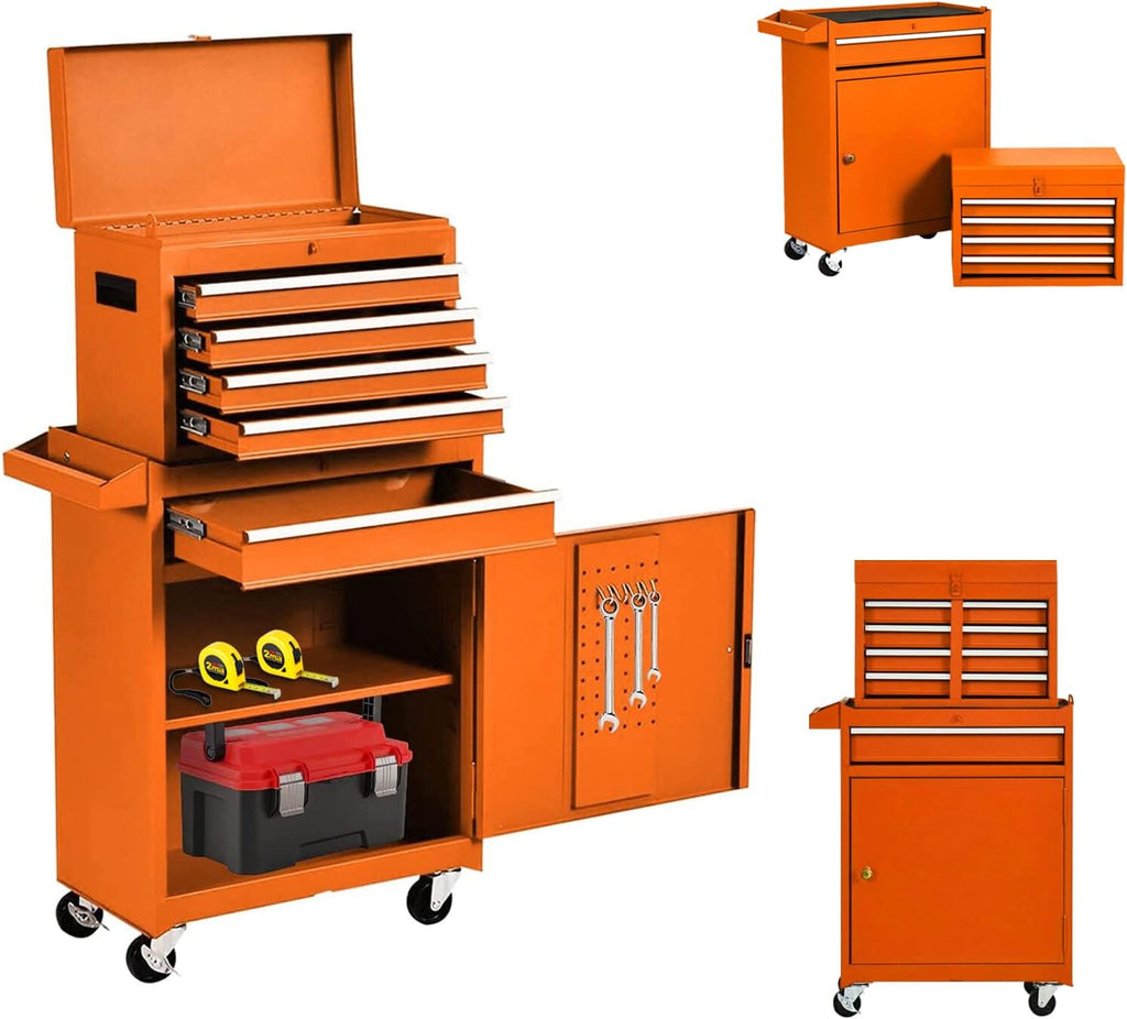 5 Drawer Rolling Tool Chest with Wheels G8107