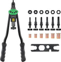 16" Rivet Nut Tool Kit with 6 Metric and SAE Mandrels, 30PCS Rivet Nuts P942