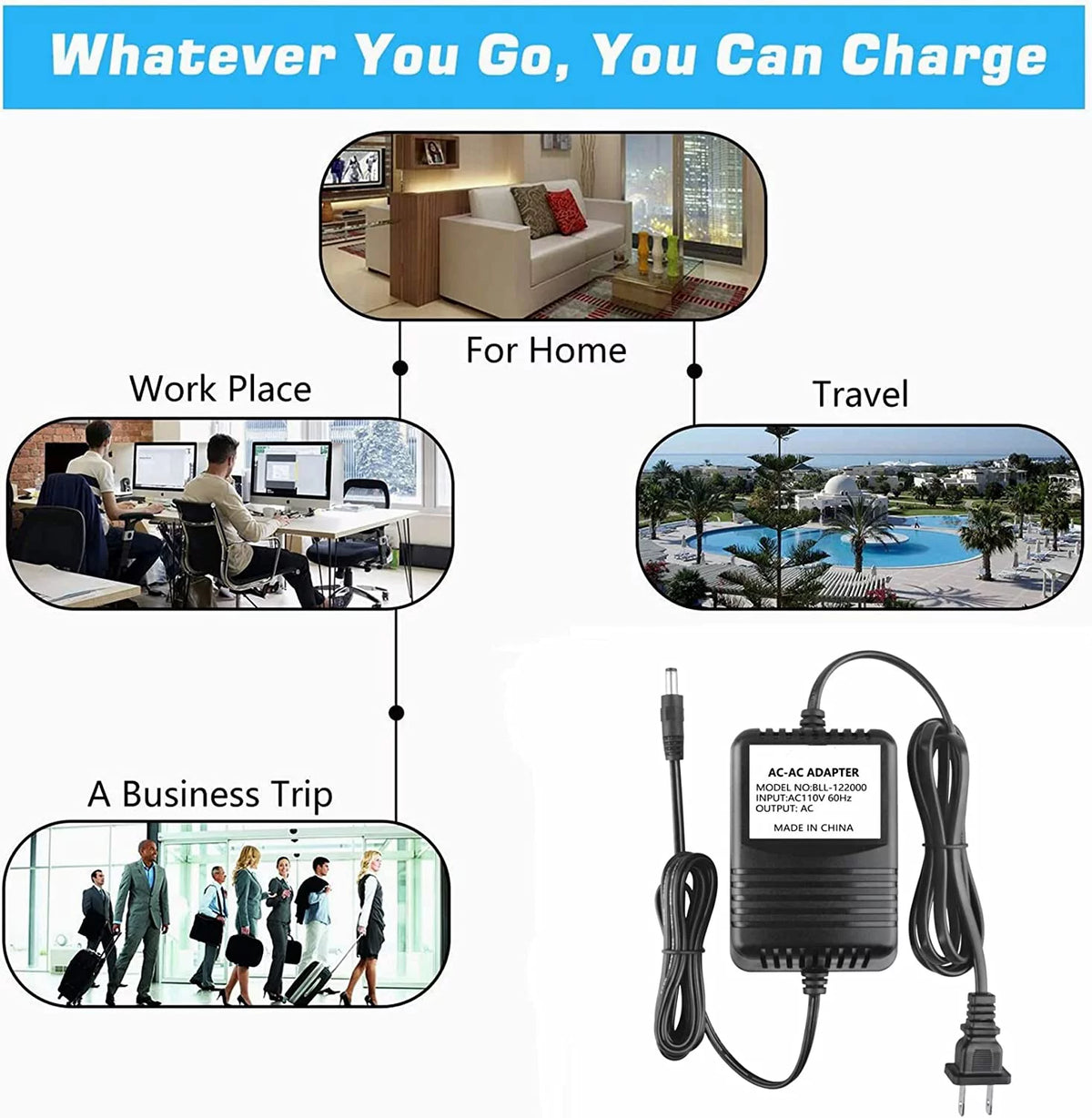 AC Adapter Power Supply Cord Cable Charger B912