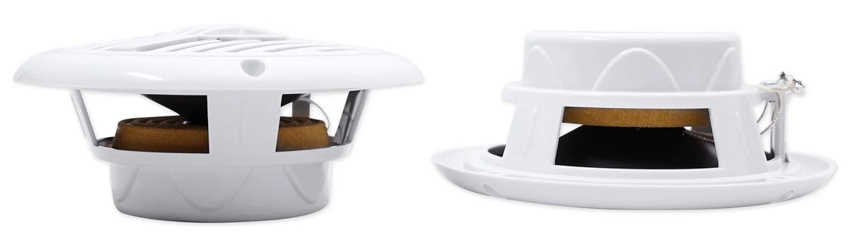 200 Watt Waterproof Marine Boat Speakers 2-Way White V5685