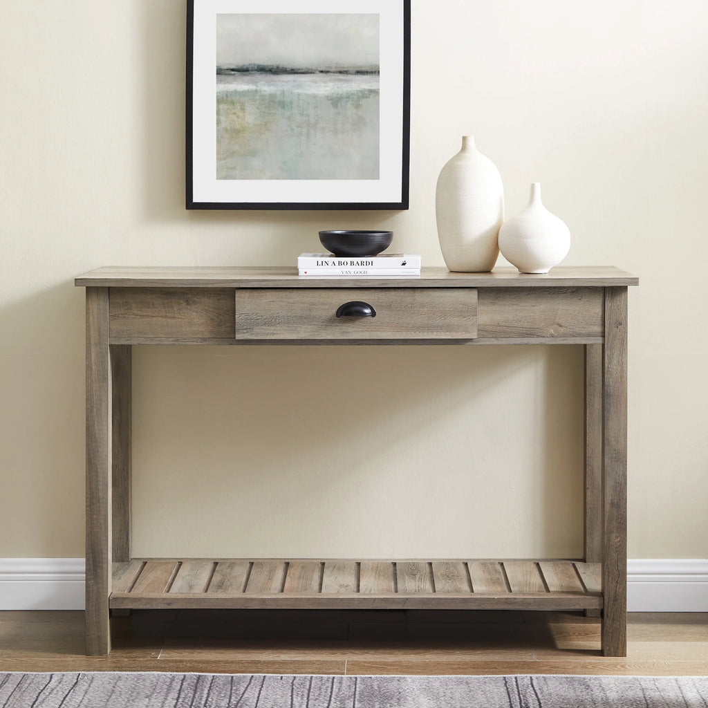 Grey Wash Console Table K16195